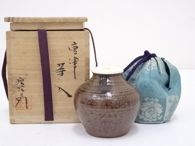 茶入。唐物茶入。唐時代。茶道具。古美術。骨董品。舊家蔵出し。希少。 茶入。唐物茶入。唐時代。茶道具。古美術。骨董品。舊家蔵出し。希少